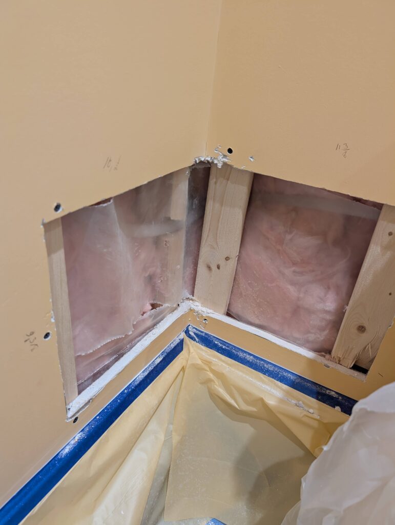 drywall cut-out repairs