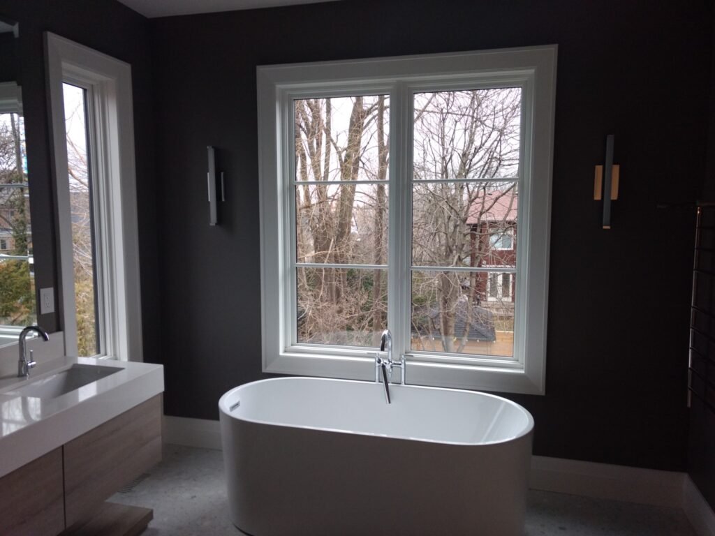 after bathroom was painted